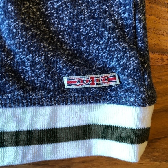 Hudson Navy Heather Sweat T-shirt & Green Shorts - Picture 4 of 13